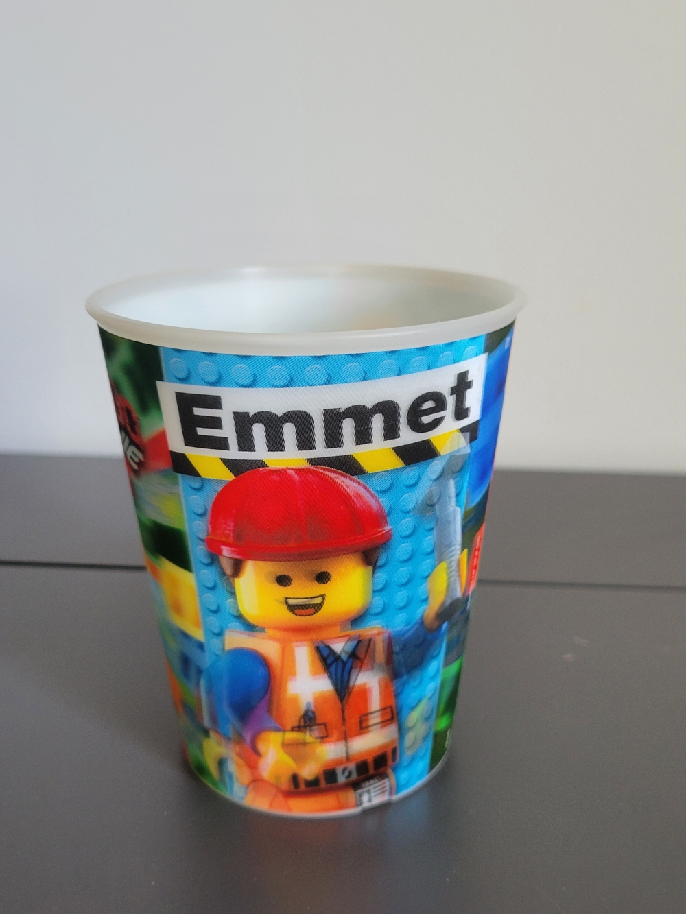 Mcdonalds The Lego Movie Emmet 3D Lenticular Promo Cup 2014